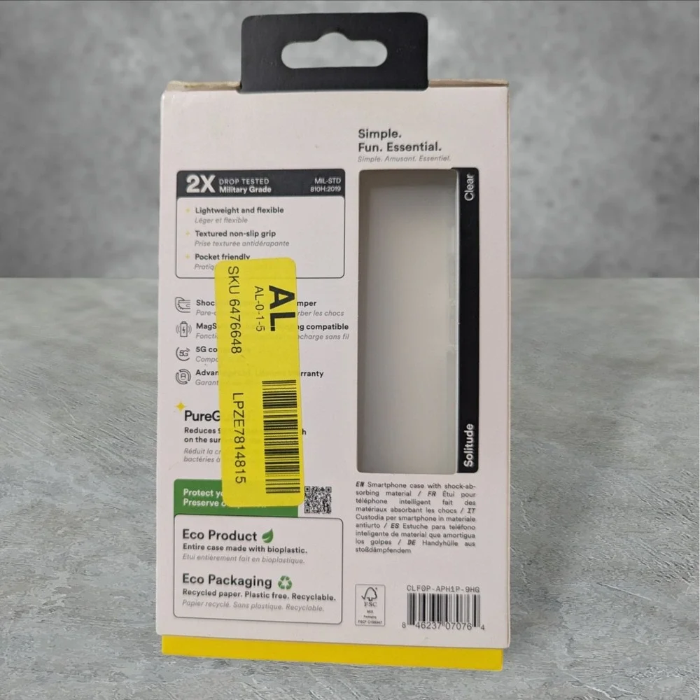 L6.‎ Body Guardz Solitude Series Hard Case for Apple iPhone 13 Pro - Clear